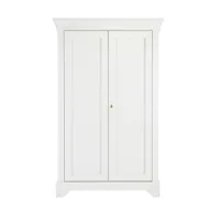 armoire 2 portes en pin blanc