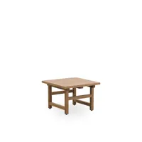 table basse carrée en teck 60x60cm