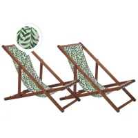 chaise longue en bois solide vert