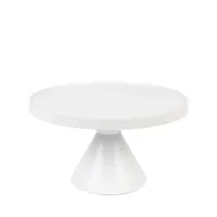 table basse en métal d60cm blanc