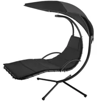 fauteuil suspendu pare-soleil avec protection uv noir