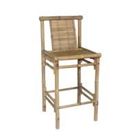 chaise haute en bambou