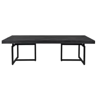 table basse design en bois noir