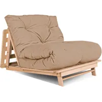 canapé lit bois bois clair h. assise 45 cm