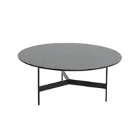 table basse en bois noir d78 cm