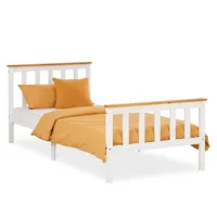 lit en bois de jeunesse 90 x 200 blanc