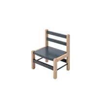 chaise enfant en bois hybride kaki