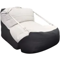 bed intérieur chaise en forme de sac de haricot bean bag siège sac de haricots chaise de jeu pouf gamer de salon 100x70x85 cm - vercart