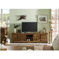 meuble de tv en bois de manguier huilé marron rodez #150
