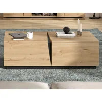 table basse rectangulaire jacky 114 cm chêne artisan