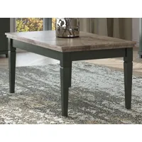 table basse evoco 110 cm chêne ribbec/vert