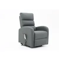 fauteuil relax électrique butato 1 place tissu gris foncé