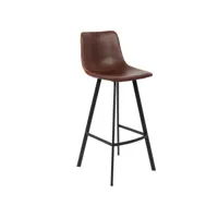 chaise de bar windsor brun 78 cm