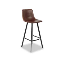 chaise de bar windsor brun 68 cm