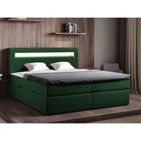 lit à ressorts kilouato 160x200 cm vert