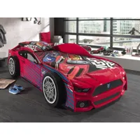 lit voiture panther 90x200 cm rouge