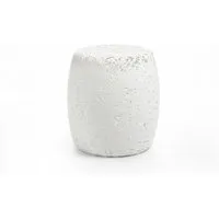 emporium pouf / tabouret satori (blanc - plastique)