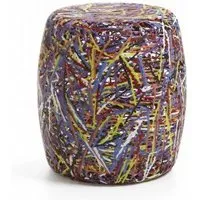 emporium pouf / tabouret satori (multicolor - plastique)