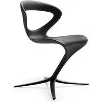infiniti chaise callita chair (noir - polyuréthane/aluminium)