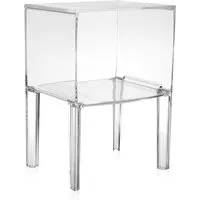 kartell table de chevet small ghost buster (cristal - pmma transparent)