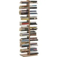 le zie di milano bibliothèque verticale zia bice (h 158 cm / naturel - hêtre massif et acier)