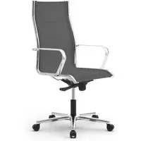 leyform fauteuil de bureau origami re 70211 (anthracite - acier, aluminium et résille)