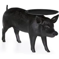 moooi table basse pig table (noir - fibre de verre et abs)