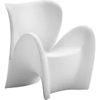 myyour fauteuil lily (blanc gaufré - polyéthylène)
