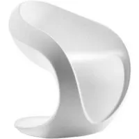 myyour fauteuil petra (blanc gaufré - polyéthylène)
