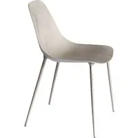 opinion ciatti set de 2 chaises mammamia non empilable (ciment - aluminium et métal)