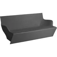slide canapé pour extérieur kami yon (gris éléphant - polyéthylène)