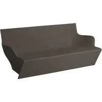 slide canapé pour extérieur kami yon (chocolat / gris - polyéthylène)
