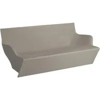 slide canapé pour extérieur kami yon (gris pigeon - polyéthylène)