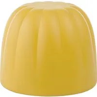 slide pouf tabouret gelée (soft yellow - polyuréthane souple)