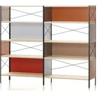 vitra meuble bibliothèque eames storage unit esu shelf (4 ua - bois et métal)