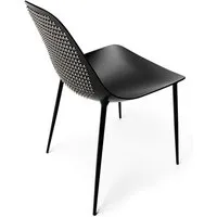opinion ciatti set de 2 chaises mammamia punk (noir avec rivets chromés - métal)