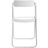 opinion ciatti set de 2 chaises pliantes pour l'extérieur con.fort (blanc - aluminium et acier)
