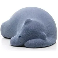 vitra pouf resting bear (bleu - tissu)