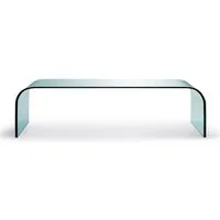 fontana arte table basse tavolino curvo (140 cm - verre)