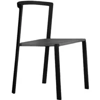 myyour chaise pour l'extérieur push (gunmetal / black - aluminium et textilène)