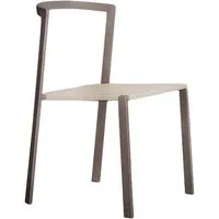 myyour chaise pour l'extérieur push (metallic sand gray / papyrus - aluminium et textilène)