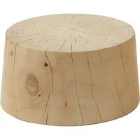 riva 1920 table basse tabouret natura legno vivo (ø 30 x h 20 cm - bois massif de cèdre)