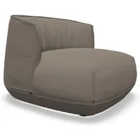 kristalia fauteuil lounge brioni petite (cat. l2 - cuir et polyuréthane)