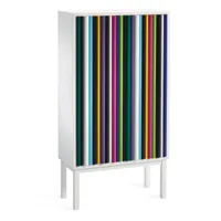 a2 commode collect 2013 multicolore pieds blancs