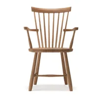 stolab chaise avec accoudoirs lilla åland chêne huile naturelle