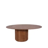 asplund table basse palais ovale frêne teinté