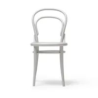 ton chaise ton no.14 lasuré blanc b20-new assise en placage