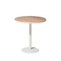 smd design table brunnsviken blanc/chêne