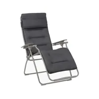 lafuma chaise longue futura becomfort becomfort dark grey