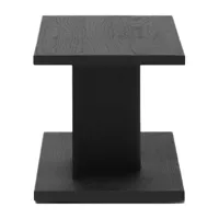 massproductions table bit chêne teinté noir